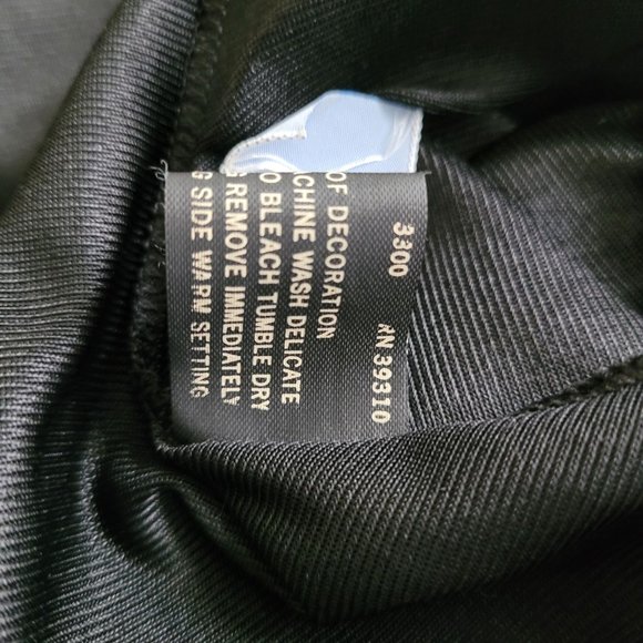 Vintage Black Silky Nylon and Lace Trim Baby doll and Robe Lingerie Lady Cameo - Picture 6 of 11